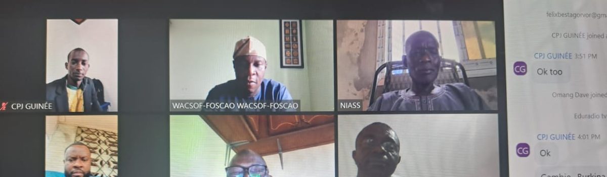 WACSOF CONVENES INNAUGURAL MEETING OF COMMITTEE TO CONENE THE 2024 WACSOF PEOPLES FORUM