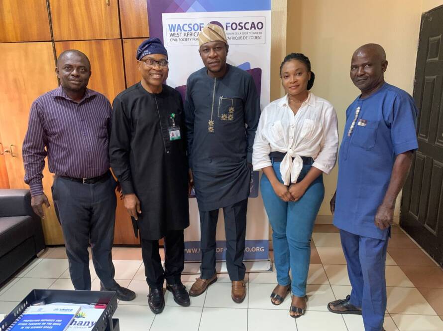 Wacsof Secretariat Team with Amb. Aderemi Ajibewa