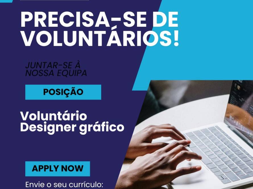 Estamos à procura de designers gráficos voluntários!